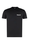 Dsquared2 Cotton Crew-neck T-shirt In Black