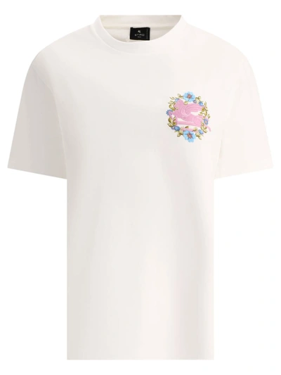 ETRO ETRO T-SHIRT WITH EMBROIDERY