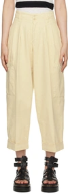 Ymc You Must Create Beige Grease Trousers In 10-ecru