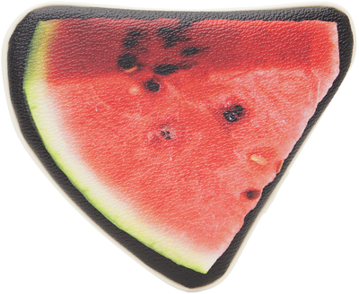 Undercover Multicolor Watermelon Keychain Pouch In Black