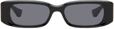 Bonnie Clyde Black Double Slap Sunglasses In Black/black