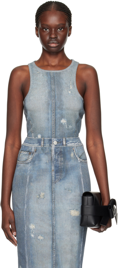 Acne Studios Top In Aal Denim Blue