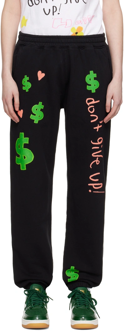 Kids Worldwide Black Money Money Sweatpants