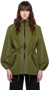 Mackage Kalea Zipper Casual Jacket In Light Military-navy