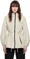 Mackage Beige Kalea Jacket In Trench-celestial Blue