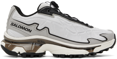 Salomon Xt-slate Advanced Sneakers In Glacier Gray/ghost/black