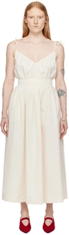 LE PETIT TROU OFF-WHITE SARAH MAXI DRESS