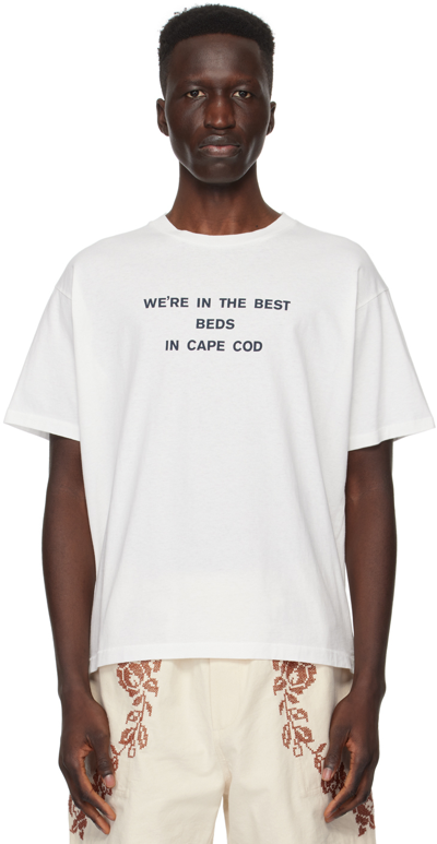 Bode Best Beds Illustration-print T-shirt In White