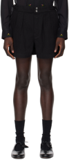 BODE BLACK SNAP SHORTS