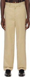 BODE KHAKI STANDARD TROUSERS