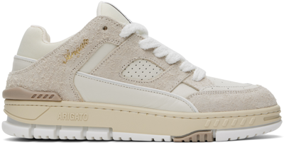 Axel Arigato Area Lo Panelled Sneakers In Beige / Beige