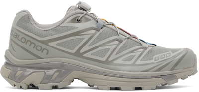 Salomon Xt-6 Trainers Ghost Grey In Grey