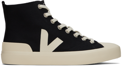 Veja Black Wata Ii Canvas Sneakers