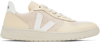 Veja V-10 J-mesh Sneakers In Jute_white-multico