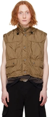OUR LEGACY TAUPE EXHALE VEST
