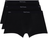 PAUL SMITH THREE-PACK BLACK BOXER BRIEFS