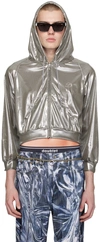 Doublet Silver Chain Link Track Jacket In Silver