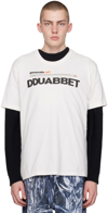 Doublet Text-print Cotton T-shirt In White
