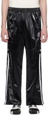 DOUBLET BLACK EMBROIDERED TRACK PANTS