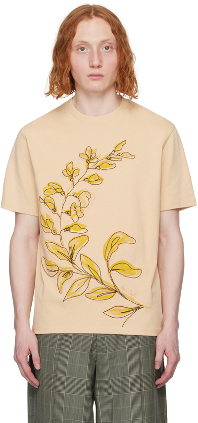 Paul Smith Laurel Print T-shirt In 8