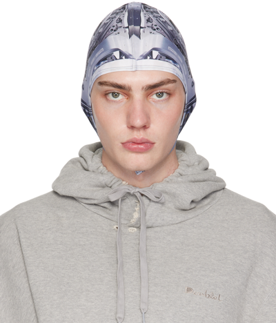 Doublet Grey Humanoid Head Hood In Grey