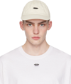Doublet Off-white Sd Card Embroidery Cap In White