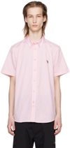 PS BY PAUL SMITH PINK ZEBRA SHIRT