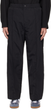 SOLID HOMME BLACK FOLDING TROUSERS