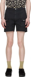 YMC YOU MUST CREATE BLACK POCKET SHORTS