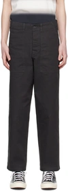 FRED PERRY GRAY UTILITY TROUSERS