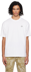AAPE BY A BATHING APE WHITE PATCH T-SHIRT
