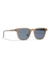 Faherty August Sunglasses In Milky Honey/solid Green