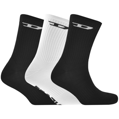 Diesel Ray Three Pack Socks Black