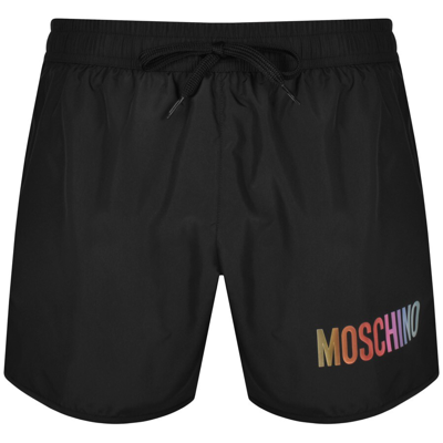 Moschino Logo Swim Shorts Black