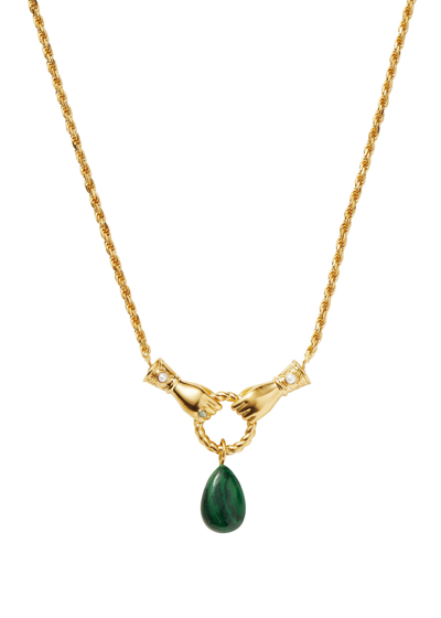 Missoma X Harris Reed In Good Hands 18kt Gold-plated Necklace