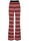 MISSONI ZIGZAG-INTARSIA KNITTED TROUSERS