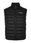 PALM ANGELS LOGO QUILTED SHELL GILET