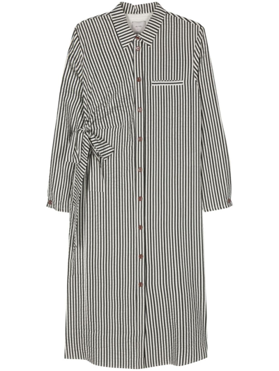 ALYSI STRIPED SHIRT DRESS