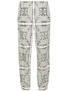 TORY BURCH PRINTED COTTON TROUSERS