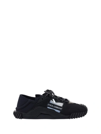 Dolce & Gabbana Ns1 Neoprene Sneakers In Black