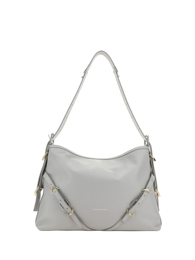 Givenchy Voyou Medium Bag In Light Grey