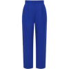 FEMPONIQ HIGH WAISTED CROPPED COTTON TROUSER (ROYAL BLUE)