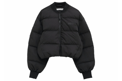 Pre-owned Acne Studios Bomber Puffer Jacket Washed Black 969