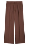 Stockholm Surfboard Club Sune Bootcut Pants In Brown