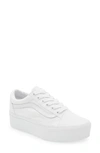 Vans White Og Old Skool Lx Sneakers In True White/true White