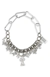 CHOPOVA LOWENA MULTICHARM CHAIN NECKLACE