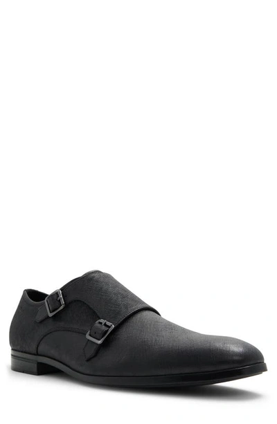 Aldo Men's Benedetto Monk Strap Shoes- Wide Width In Black