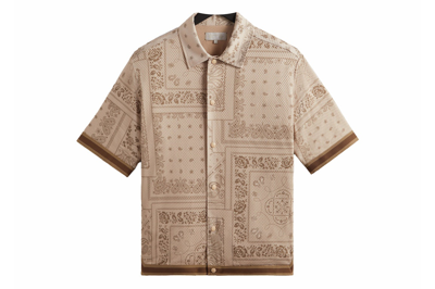 Pre-owned Kith Bandana Mesh Woodpoint Shirt Canvas