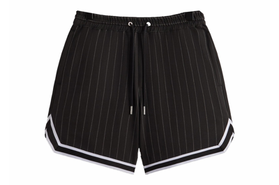 Pre-owned Kith Double Weave Curtis Short Black