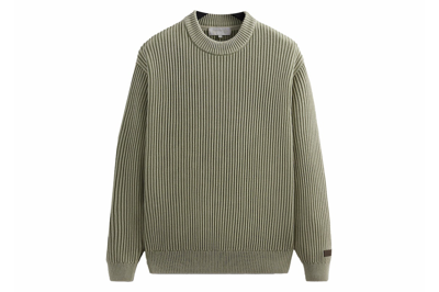 Pre-owned Kith Garment Dyed Meyer Knit Crewneck Region